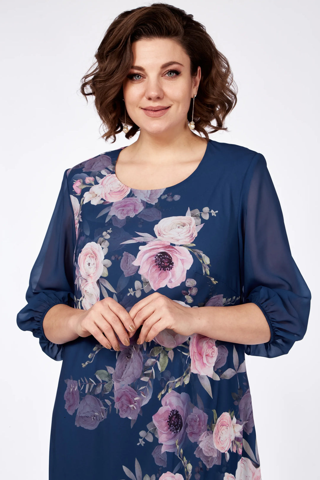 Allison™ Elegant Floral Dress