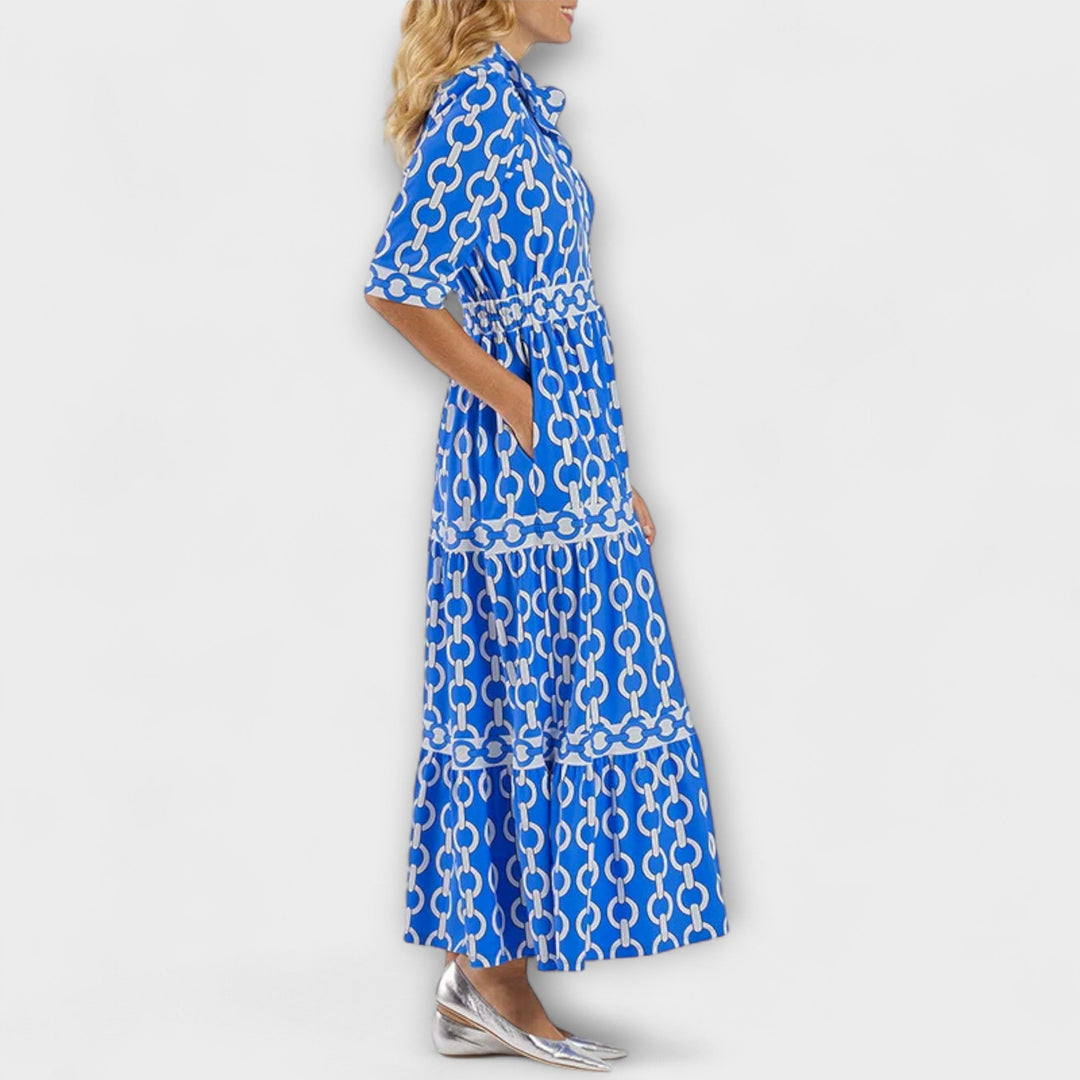 Sheena™ Chain Print Midi Dress