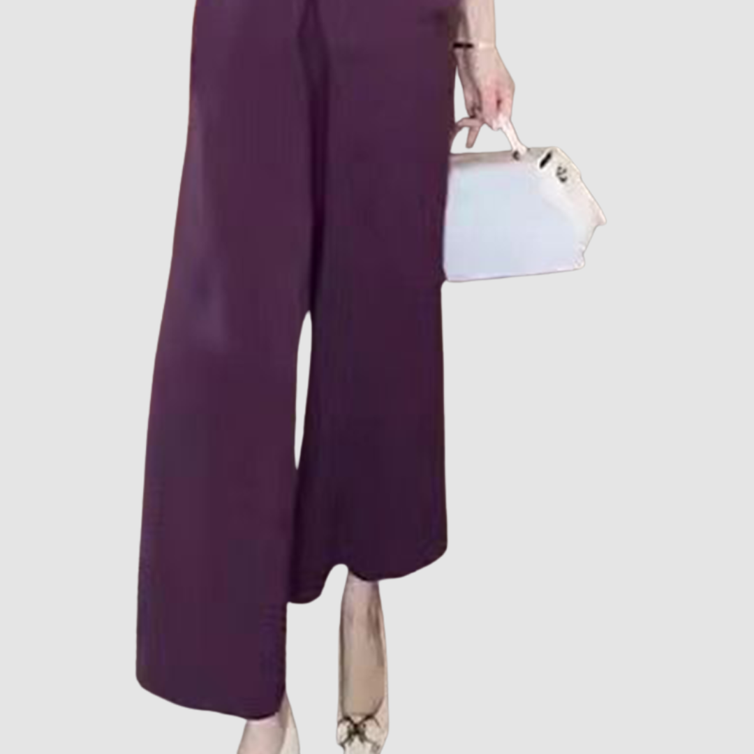 Elsie™ Elegant Short-Sleeve Two-Piece Set