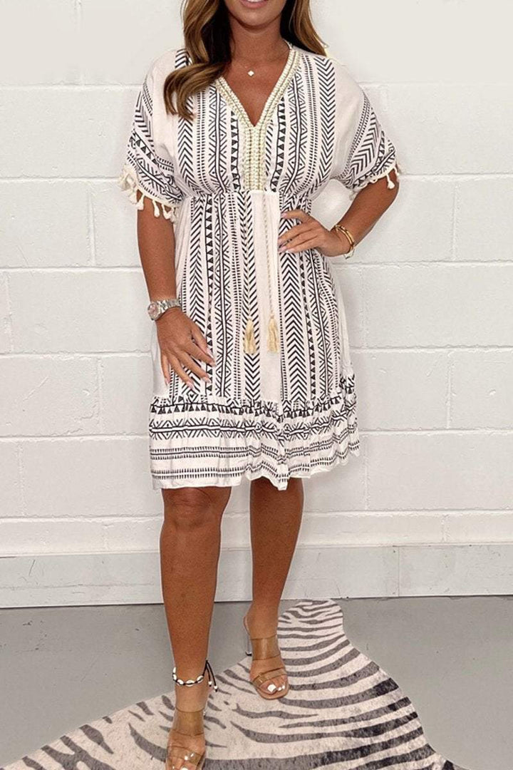 Jolina™ Casual V-Neck Dress