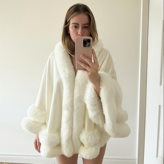 Nikita™ Fur Cape Jacket