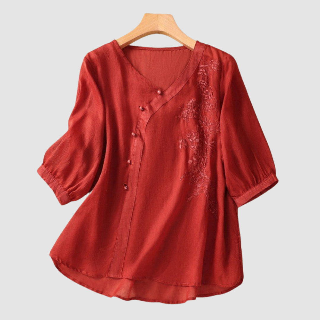 Loraine™ Elegant breathable blouse