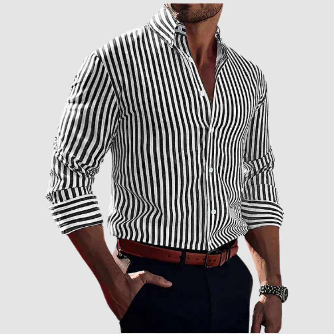 Nate™ Elegant Striped Shirt