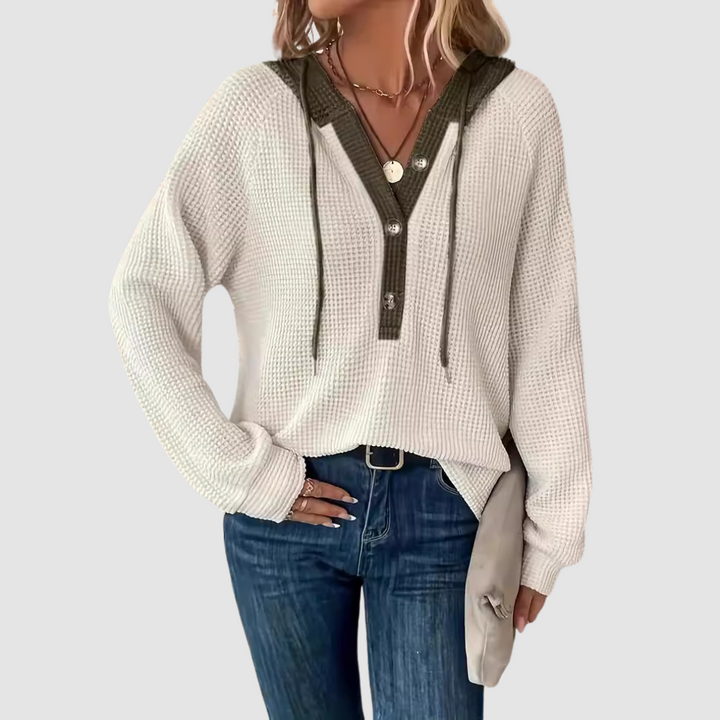 Trish™ Premium Knitted Long Sleeve Hoodie